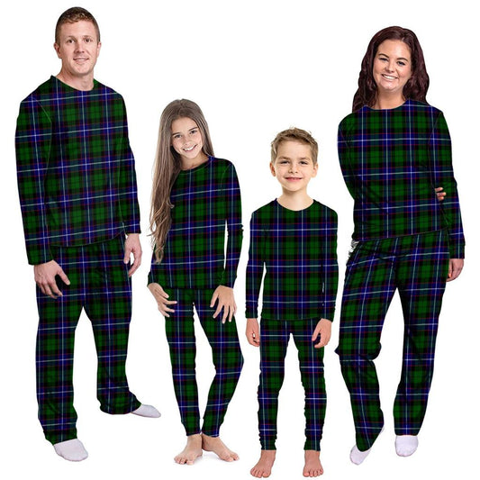 Russell Modern Tartan Plaid Pyjama Family Set