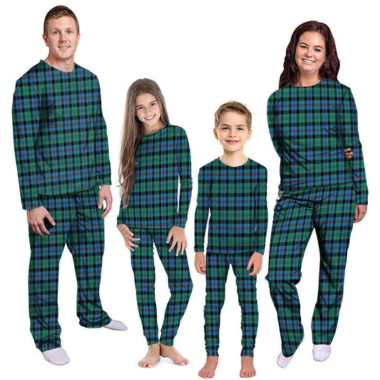 Campbell of Cawdor Ancient Tartan Plaid Pyjama Family Set
