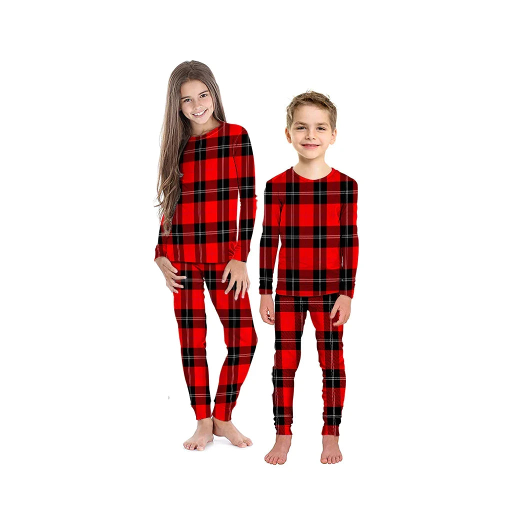 Ramsay Modern Tartan Plaid Pyjama Family Set