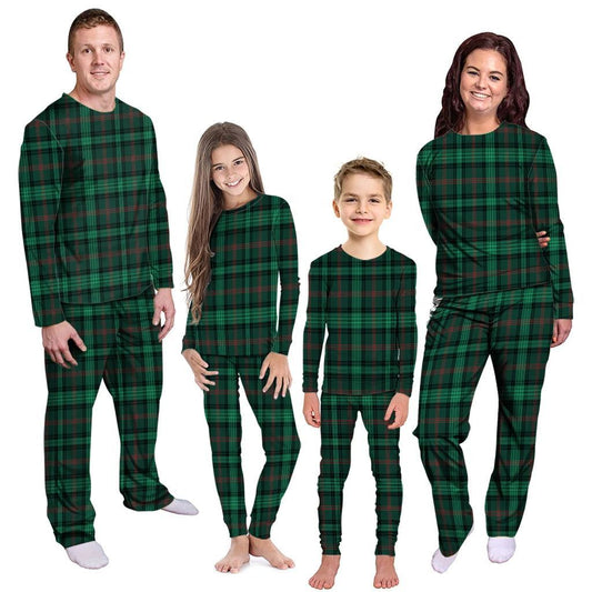 Ross Hunting Modern Tartan Plaid Pyjama Family Set