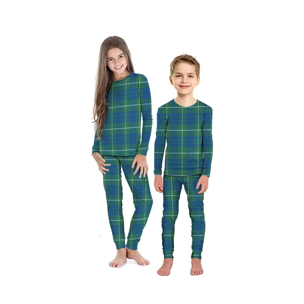 Hamilton Hunting Ancient Tartan Plaid Pyjama Family Set