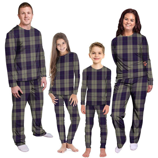 Cunningham Dress Blue Dancers Tartan Plaid Pyjama Family Set