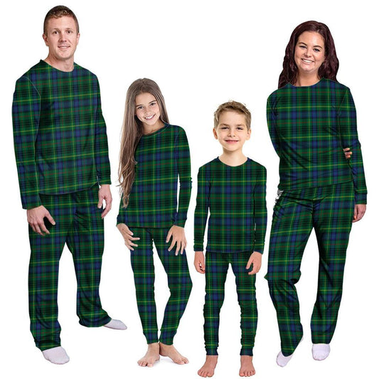 Stewart Hunting Modern Tartan Plaid Pyjama Family Set