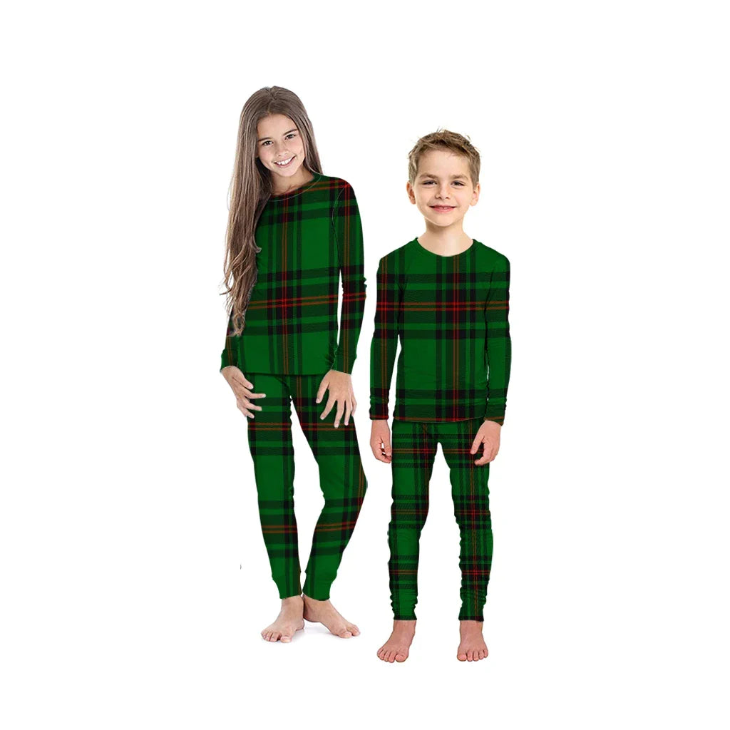 Primrose Tartan Plaid Pyjama Family Set