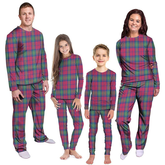 Lindsay Ancient Tartan Plaid Pyjama Family Set