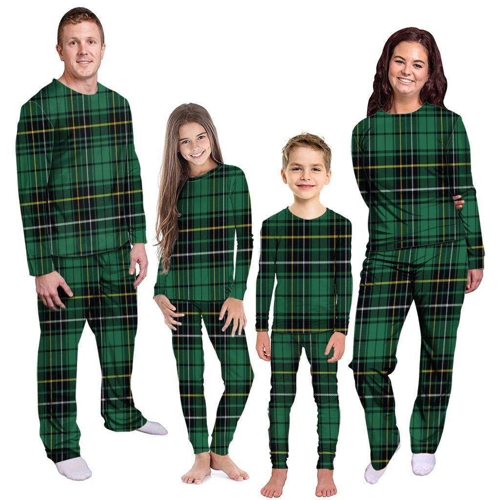 MacAlpine or MacAlpin Ancient Tartan Plaid Pyjama Family Set