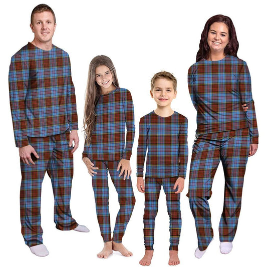 Anderson Modern Tartan Plaid Pyjama Family Set