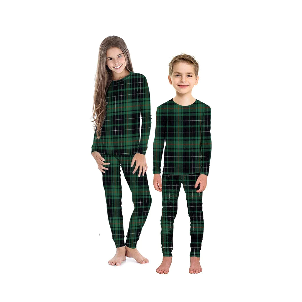 MacAulay Hunting Ancient Tartan Plaid Pyjama Family Set