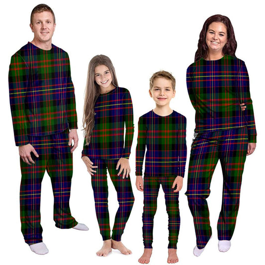 Chalmers Modern Tartan Plaid Pyjama Family Set