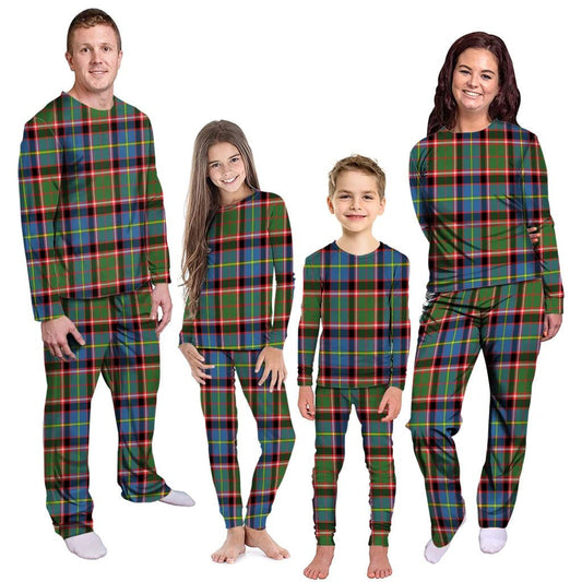 Stirling Bannockburn District Tartan Plaid Pyjama Family Set