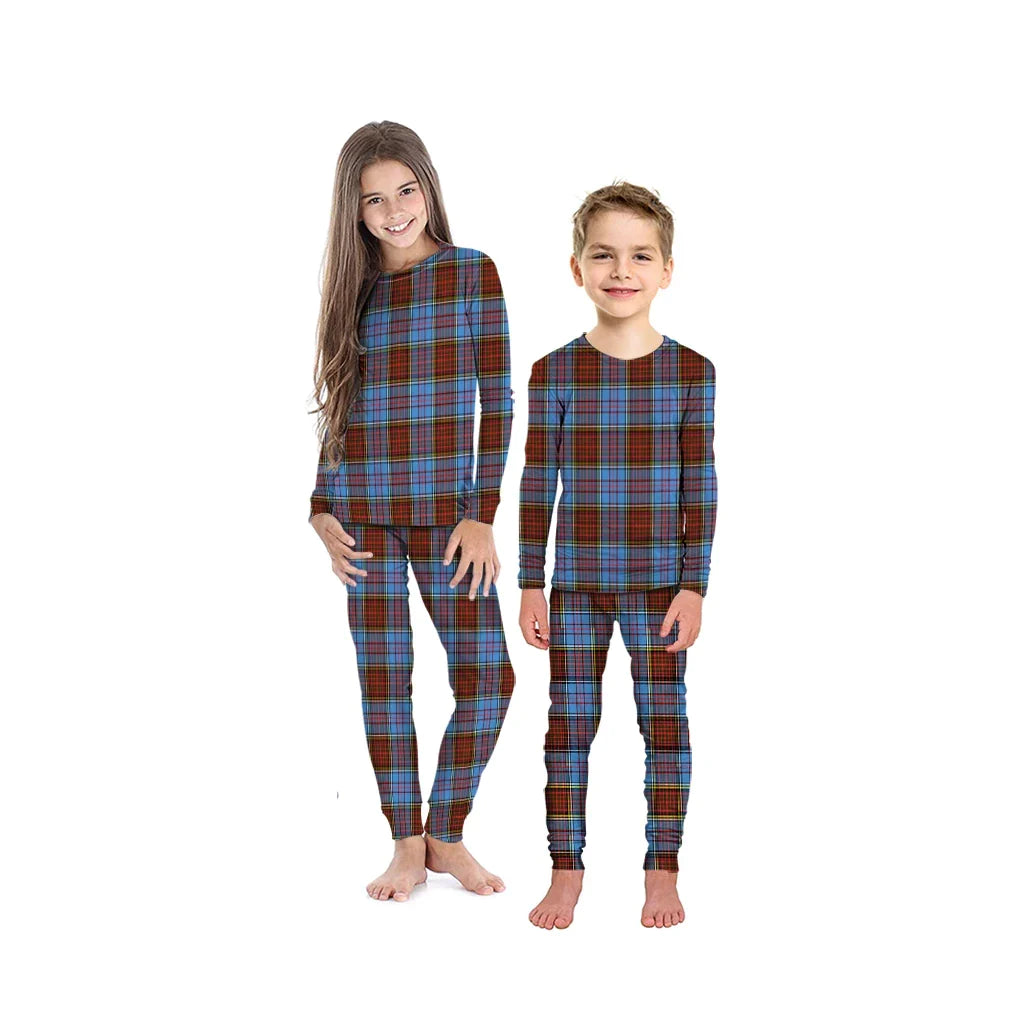 Anderson Modern Tartan Plaid Pyjama Family Set