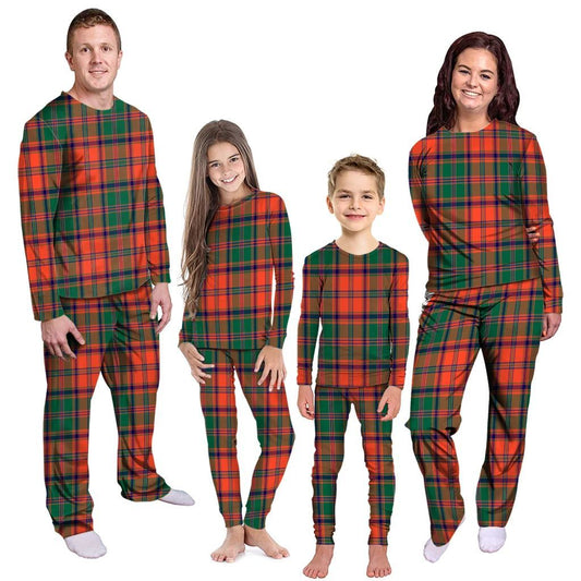 Stewart of Appin Ancient Tartan Plaid Pyjama Family Set