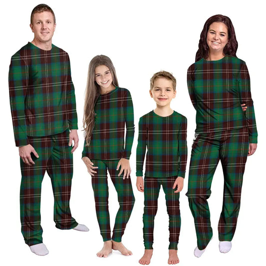 Chisholm Hunting Ancient Tartan Plaid Pyjama Family Set