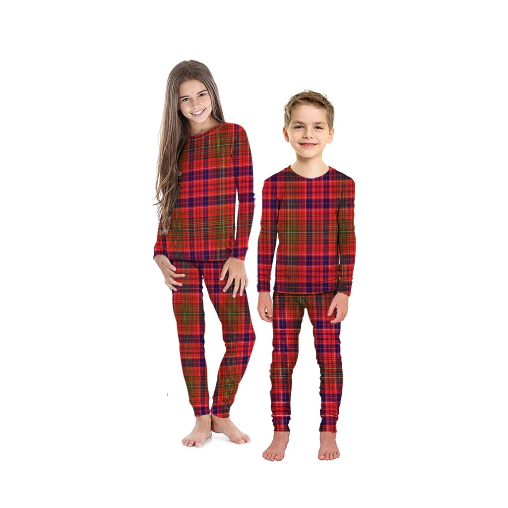 Lumsden Modern Tartan Plaid Pyjama Family Set