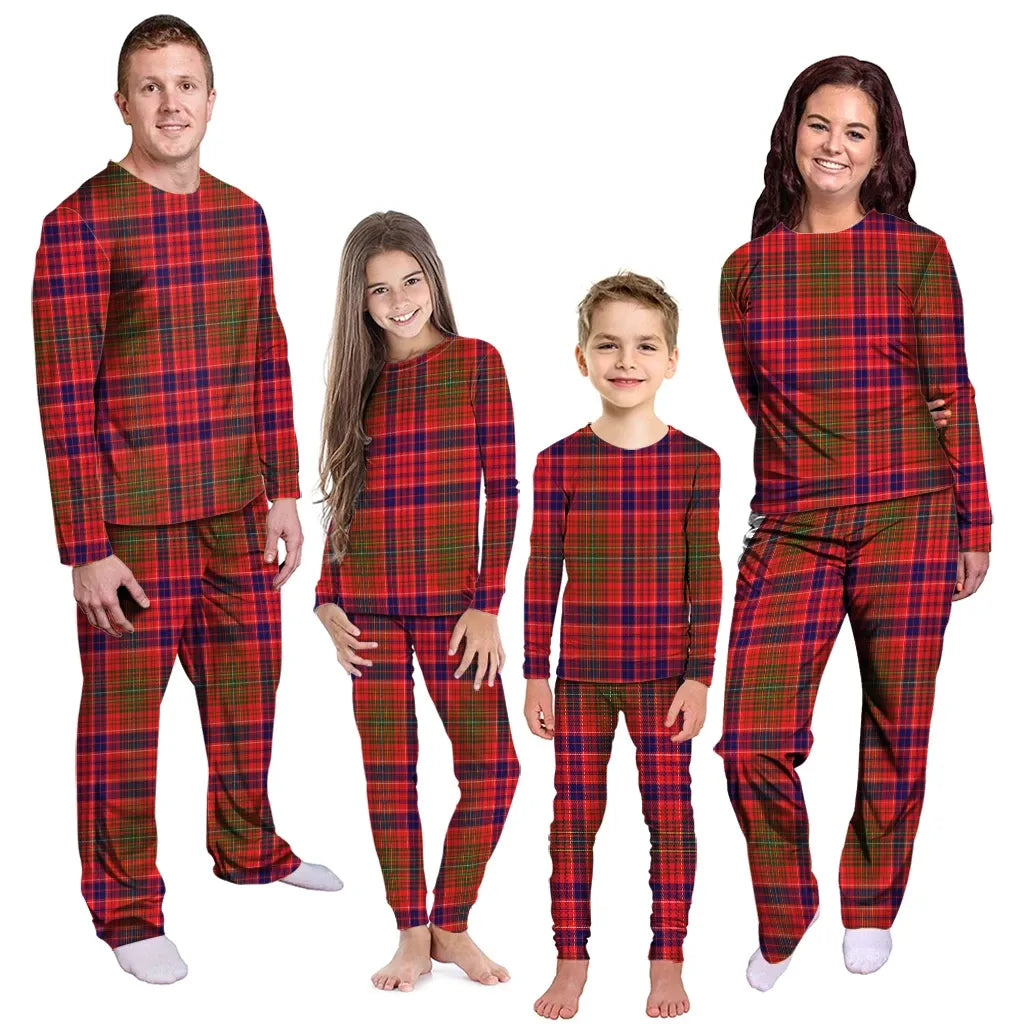 Lumsden Modern Tartan Plaid Pyjama Family Set