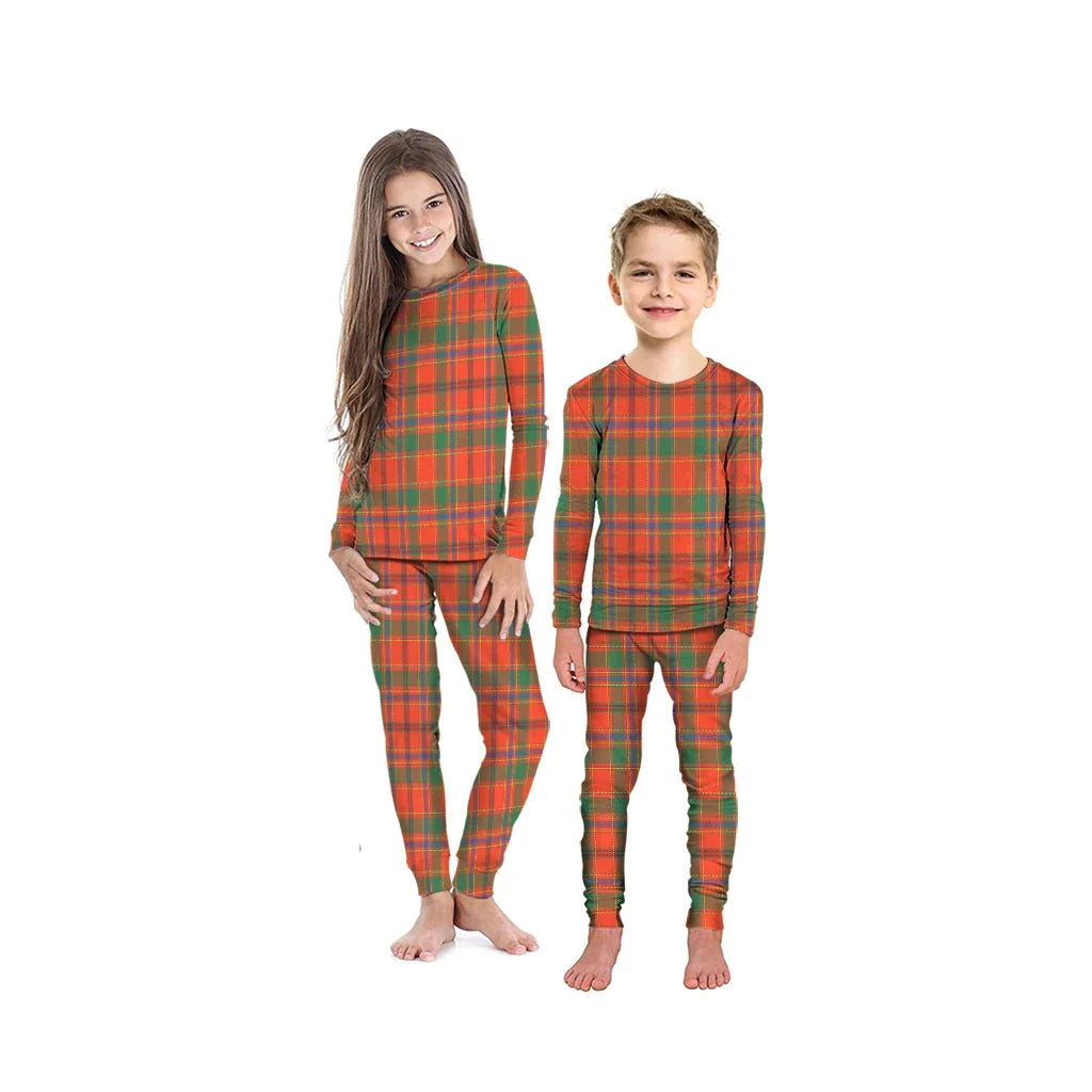 Munro Ancient Tartan Plaid Pyjama Family Set