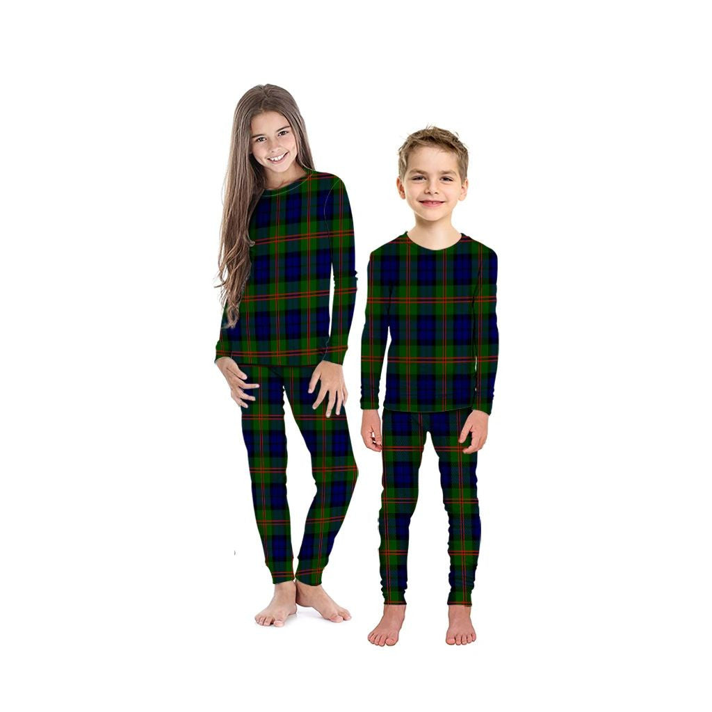 Dundas Modern 02 Tartan Plaid Pyjama Family Set