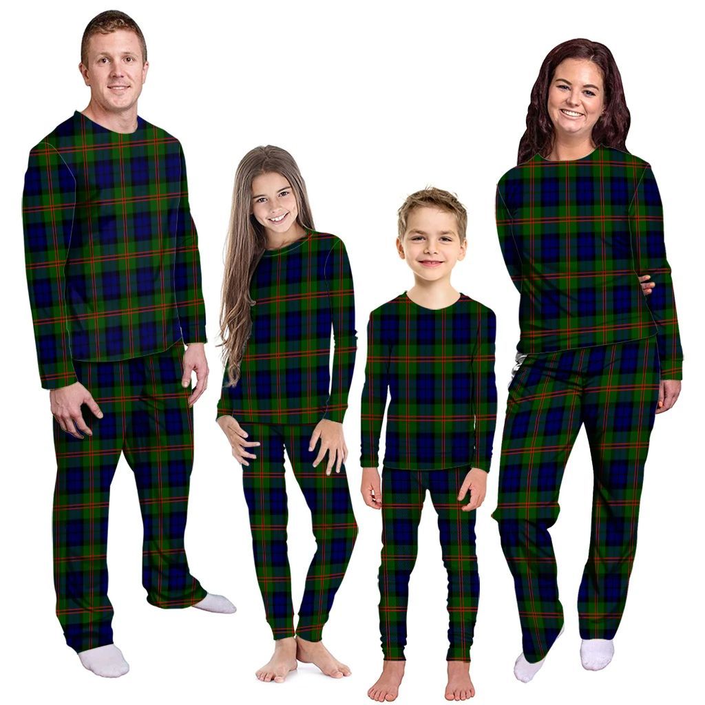 Dundas Modern 02 Tartan Plaid Pyjama Family Set