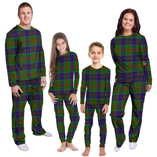 Stewart of Appin Hunting Modern Tartan Plaid Pyjama Family Set