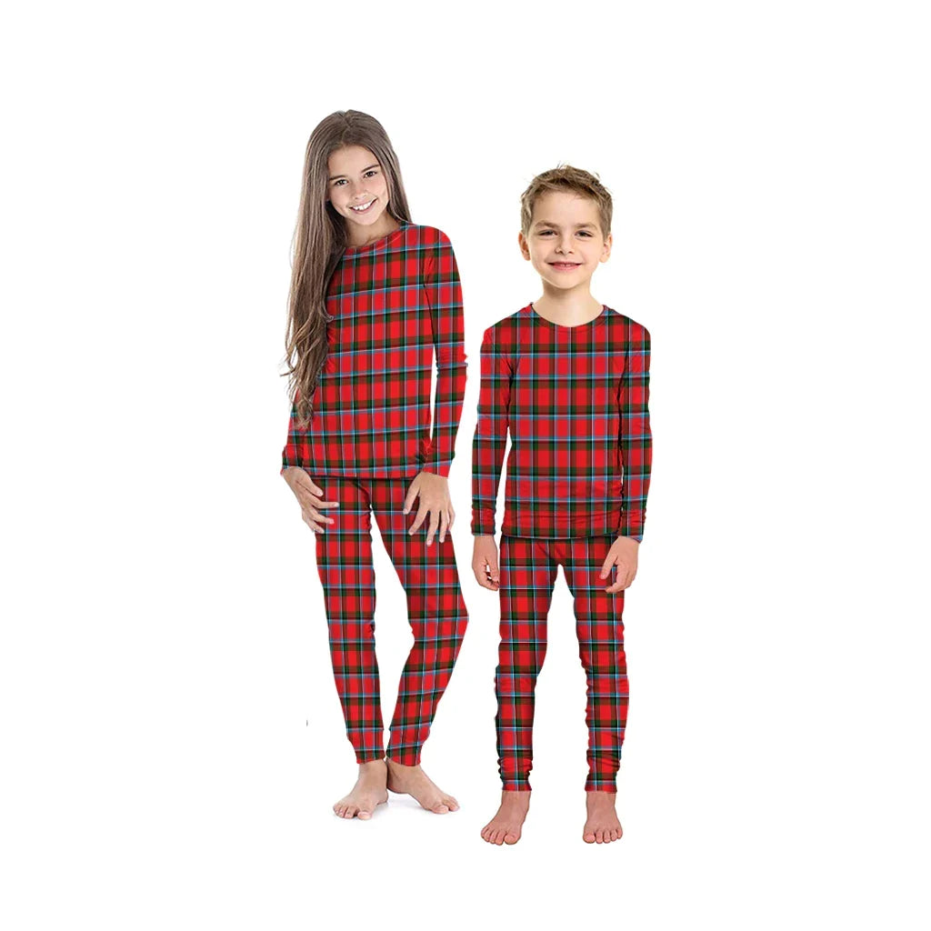 Sinclair Modern Tartan Plaid Pyjama Family Set