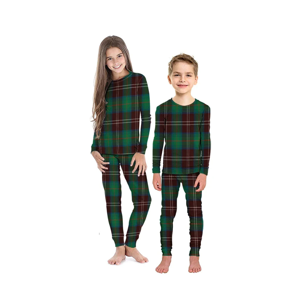 Chisholm Hunting Ancient Tartan Plaid Pyjama Family Set