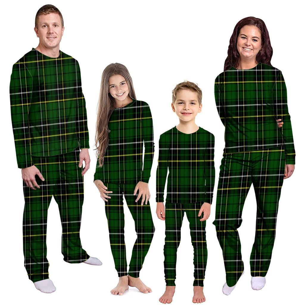 MacAlpine or MacAlpin Modern Tartan Plaid Pyjama Family Set