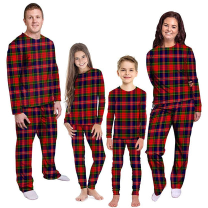 MacPherson Modern Tartan Plaid Pyjama Family Set