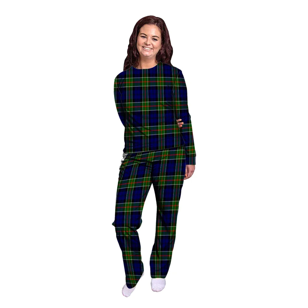 Colquhoun Modern Tartan Plaid Pyjama Family Set