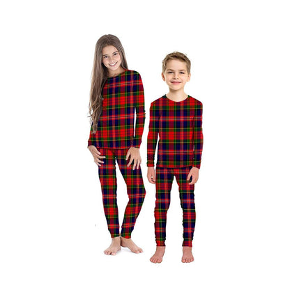 MacPherson Modern Tartan Plaid Pyjama Family Set