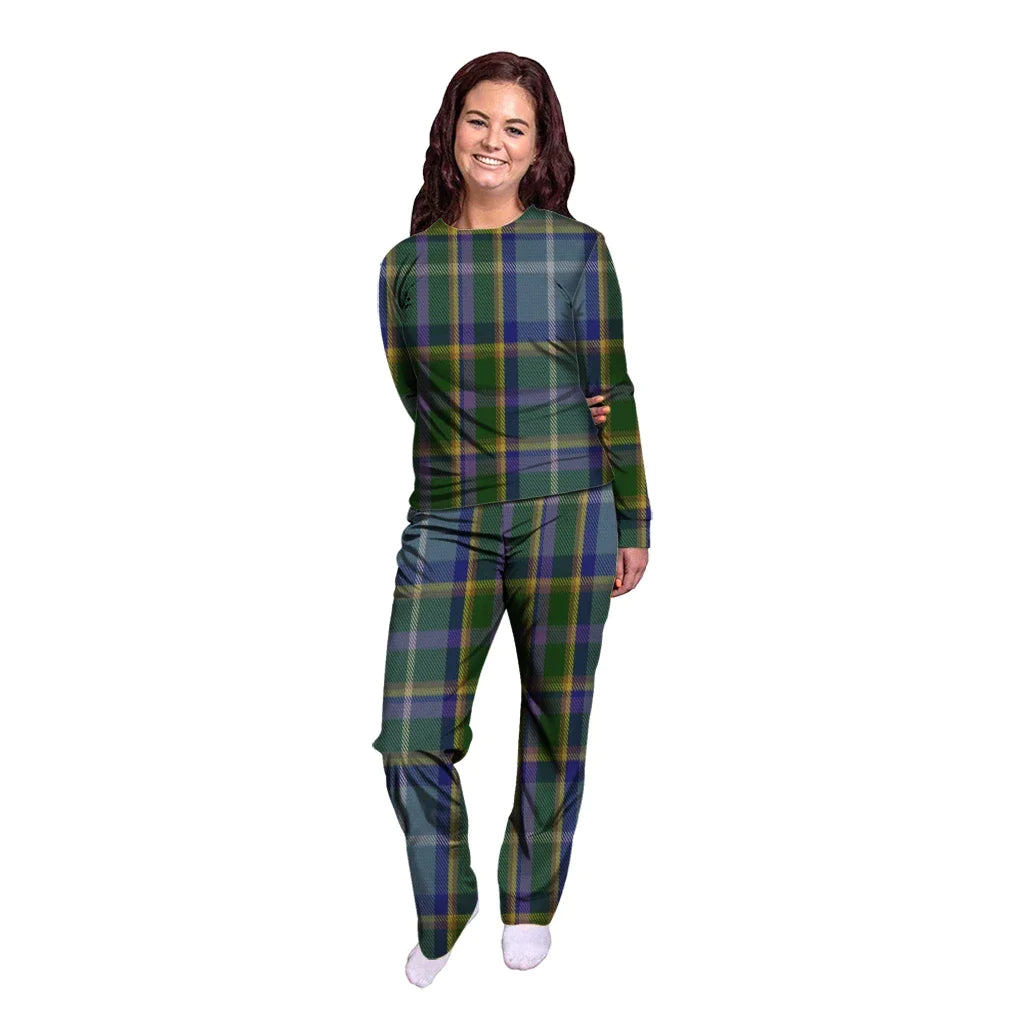 Manx Nation Tartan Plaid Pyjama Family Set