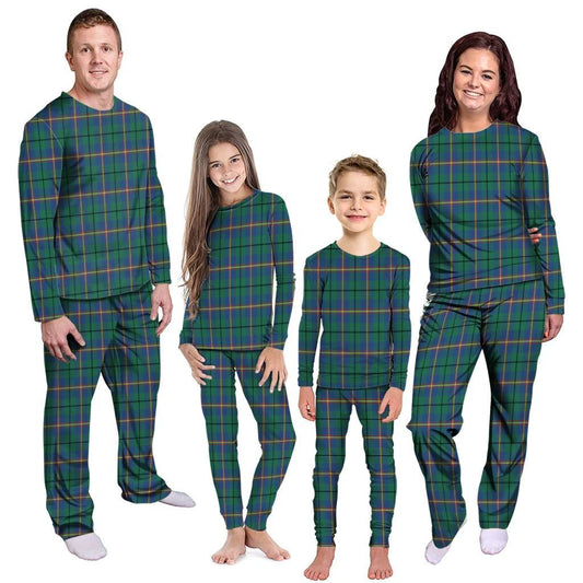 Carmichael Ancient Tartan Plaid Pyjama Family Set