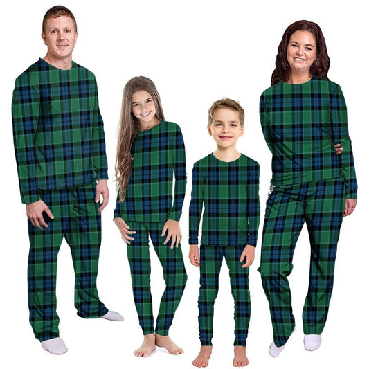 Graham of Menteith Ancient Tartan Plaid Pyjama Family Set