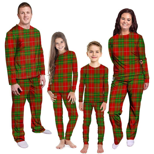 Burnett Ancient Tartan Plaid Pyjama Family Set