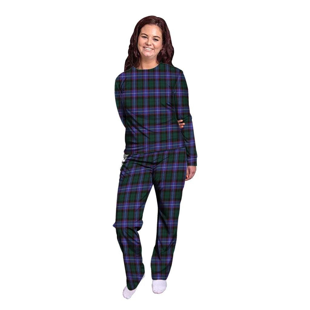 Hunter Modern Tartan Plaid Pyjama Family Set