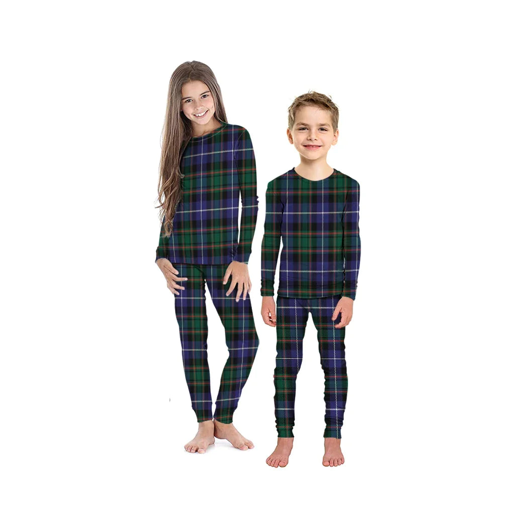 MacRae Hunting Modern Tartan Plaid Pyjama Family Set