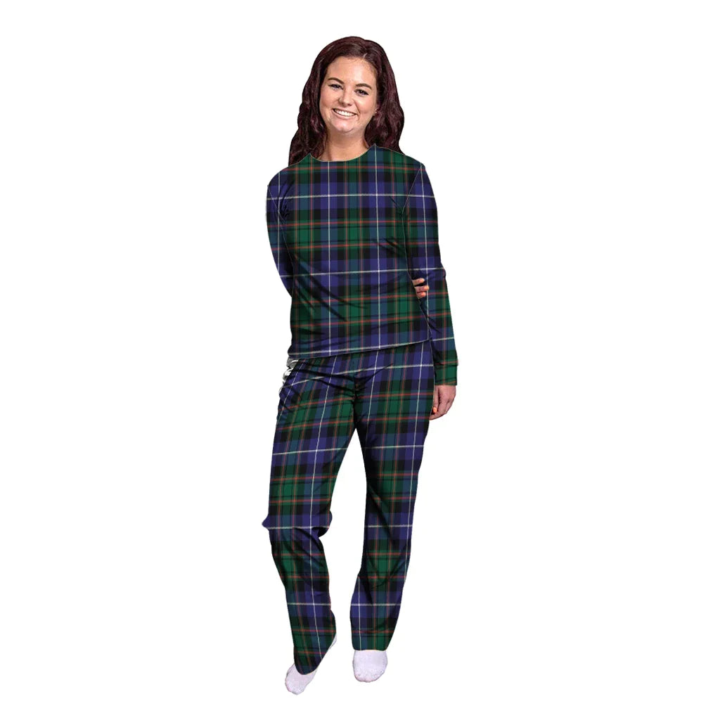 MacRae Hunting Modern Tartan Plaid Pyjama Family Set