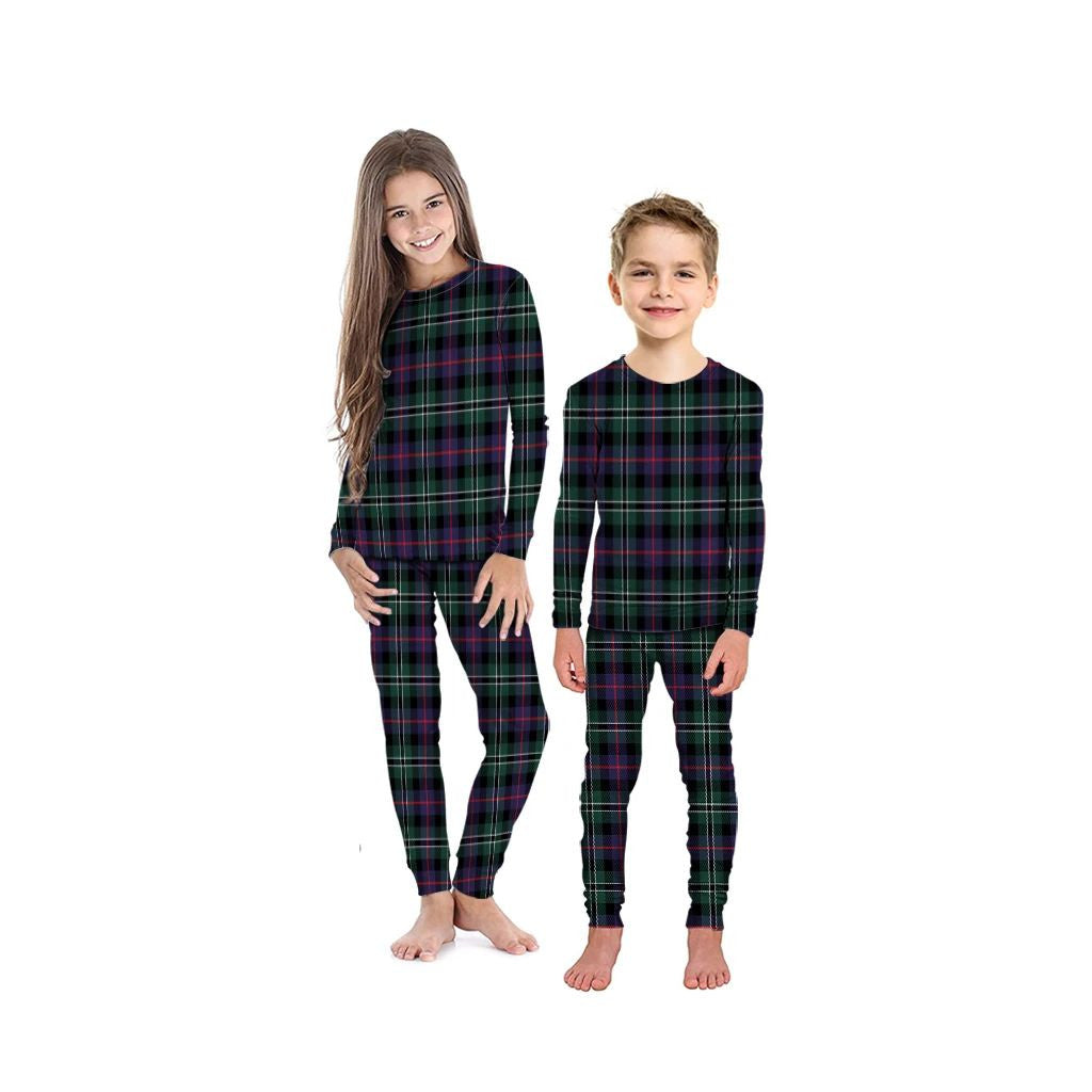 Rose Hunting Modern Tartan Plaid Pyjama Family Set