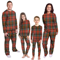 MacPherson Weathered Tartan Plaid Pyjama Family Set