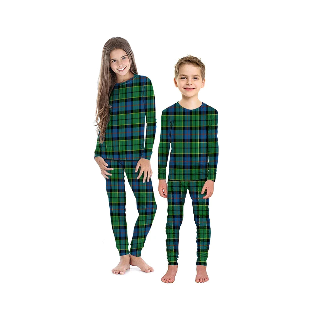 Forsyth Ancient Tartan Plaid Pyjama Family Set