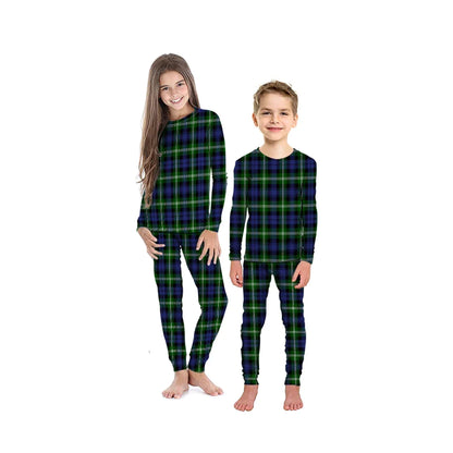 Baillie Modern Tartan Plaid Pyjama Family Set