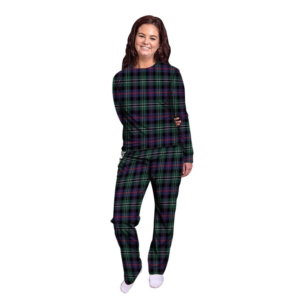 Rose Hunting Modern Tartan Plaid Pyjama Family Set