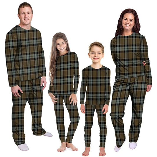 Graham of Menteith Weathered Tartan Plaid Pyjama Family Set