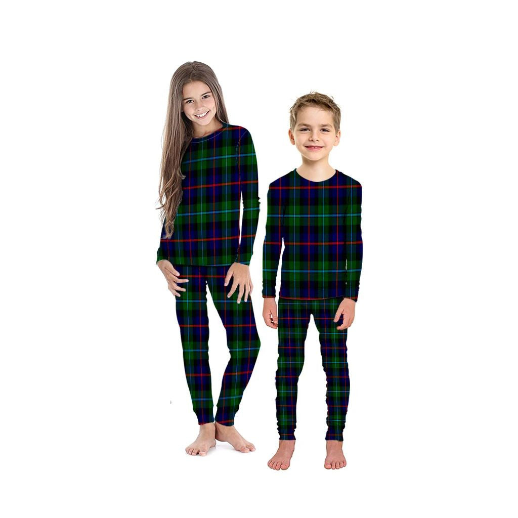 Calder Modern Tartan Plaid Pyjama Family Set