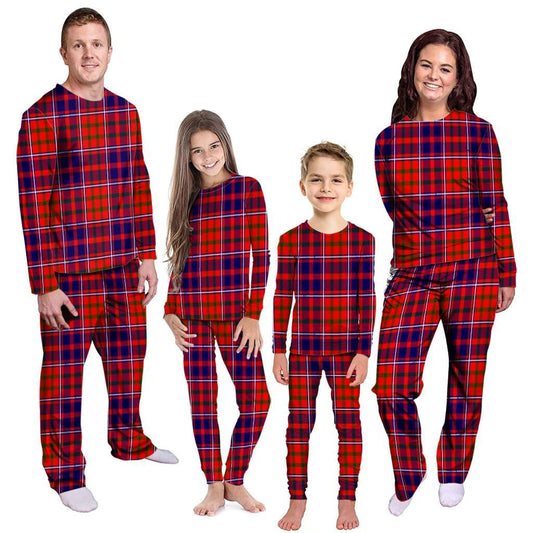 Cameron of Lochiel Modern Tartan Plaid Pyjama Family Set