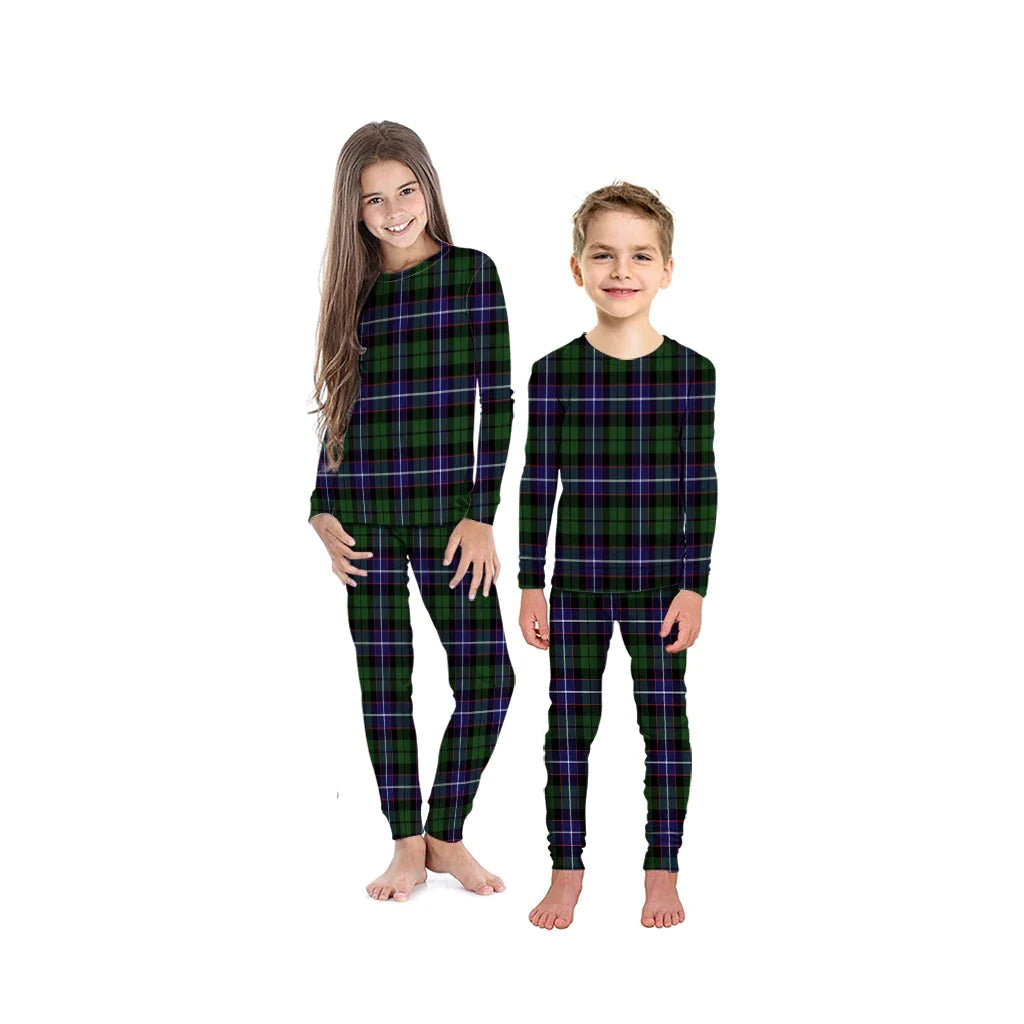 Galbraith Modern Tartan Plaid Pyjama Family Set