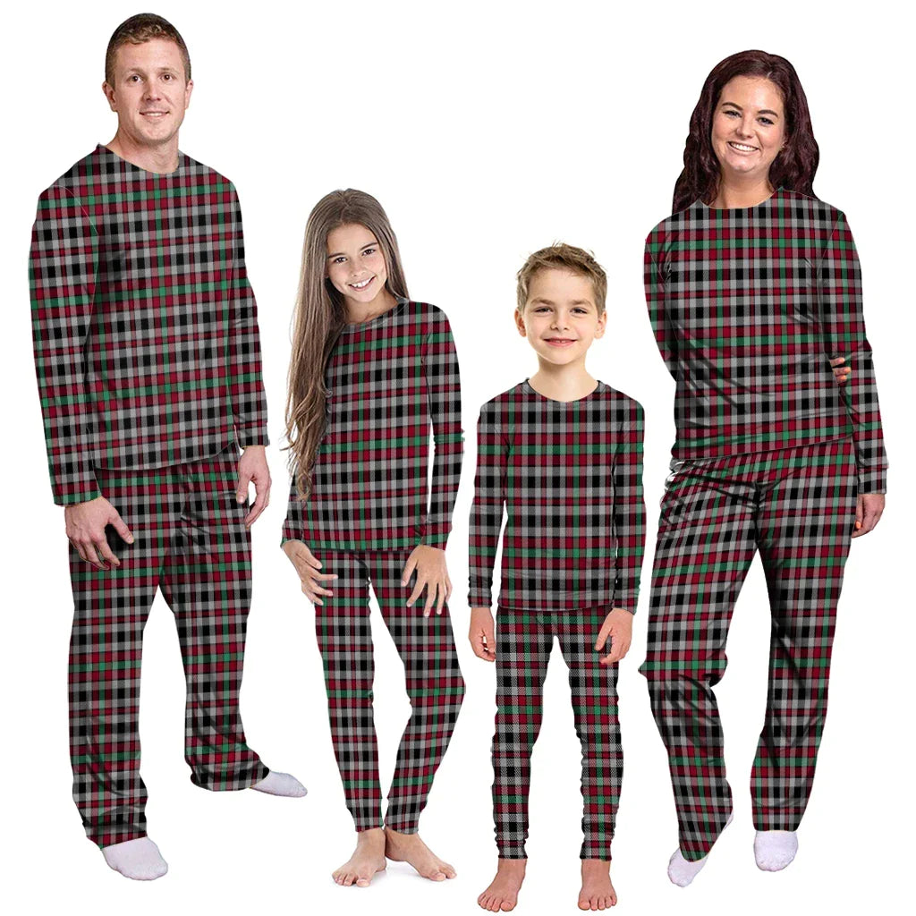 Borthwick Ancient Tartan Plaid Pyjama Family Set