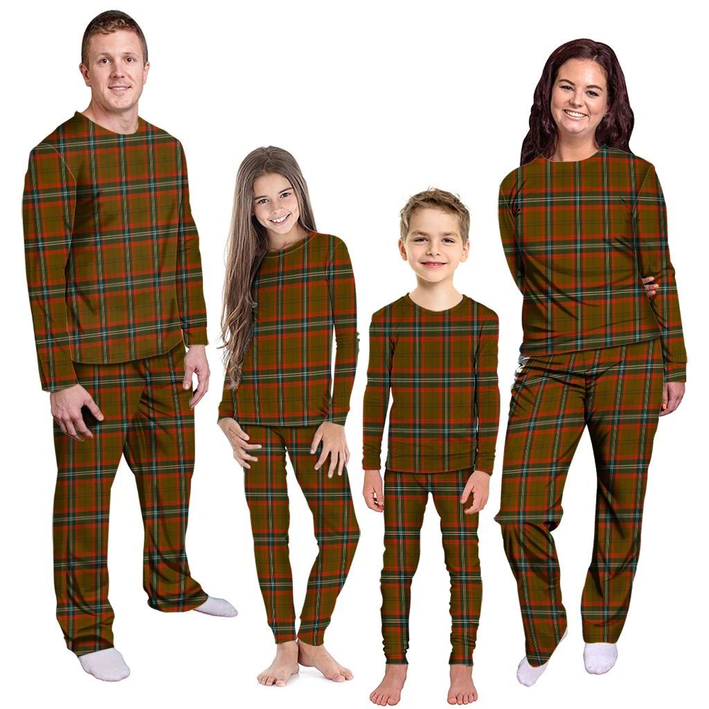 Seton Hunting Modern Tartan Plaid Pyjama Family Set