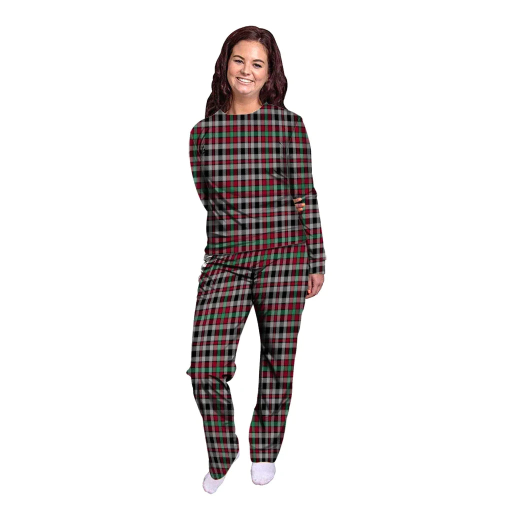 Borthwick Ancient Tartan Plaid Pyjama Family Set