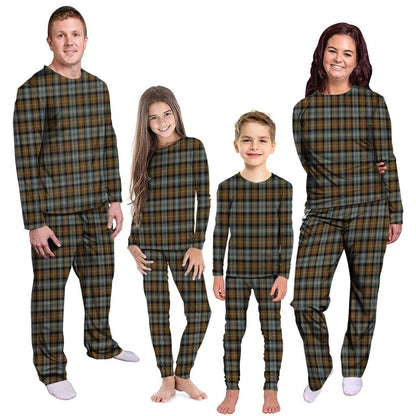 Gordon Weathered Tartan Plaid Pyjama Family Set