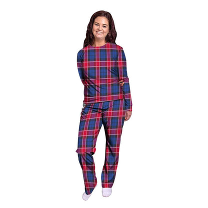 Graham of Menteith Red Tartan Plaid Pyjama Family Set